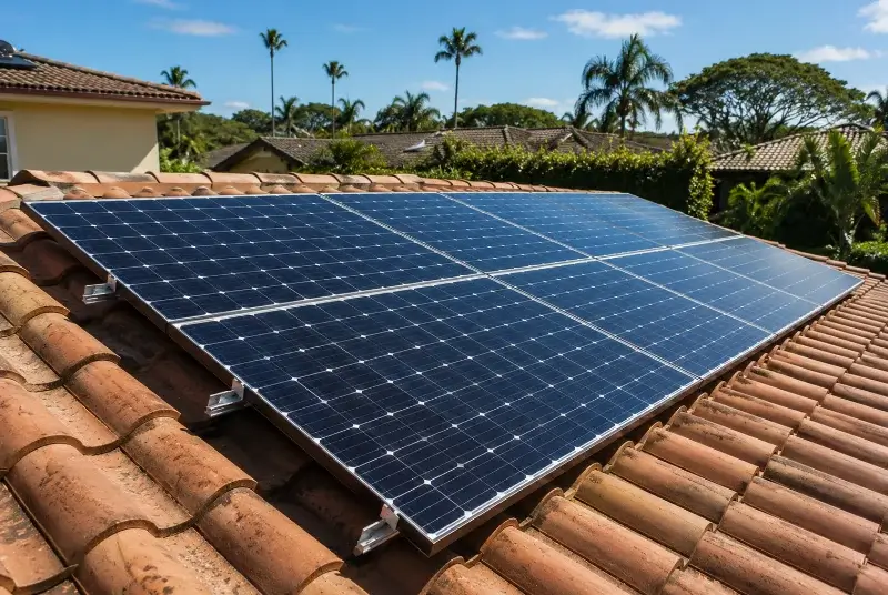 Installation de panneaux solaires à Meyrannes